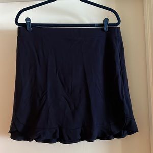 Navy Knit Loft Skirt